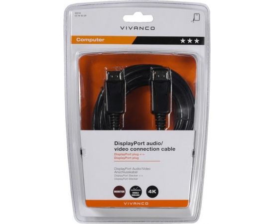 Vivanco kabelis DisplayPort 3m (45518)
