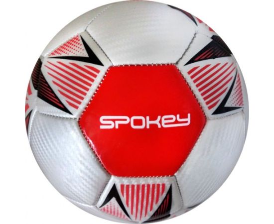 Spokey Grass football training size 5 OVERACT white and red