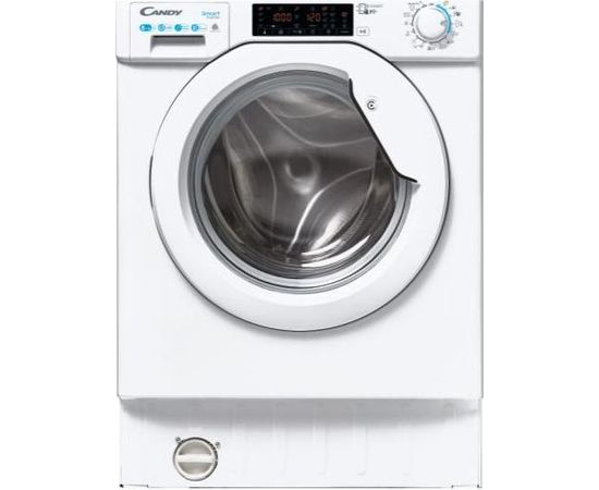 Candy Washing Machine with   CBDO485TWME/1-S Front loading, Washing capacity 8 kg, Drying capacity 5 kg, 1400 RPM, A, Depth 52.5 cm, Width 60 cm, White, Drying system, NFC, Wi-Fi