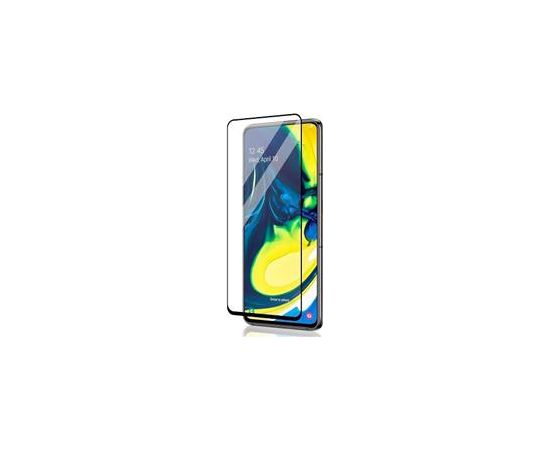 Fusion Full Glue 5D  Aizsargstikls Pilnam Ekrānam Xiaomi Redmi 9 Melns