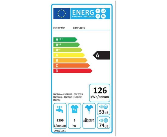 ELECTROLUX EWC1350 veļas mazgājamā mašīna