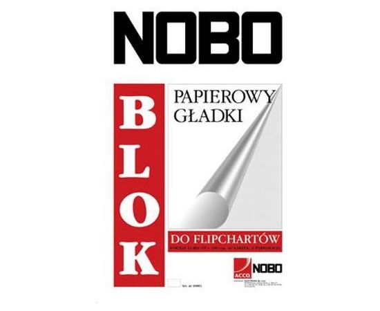 Nobo BLOK DO FLIPCHARTÓW GŁADKI 65x100cm