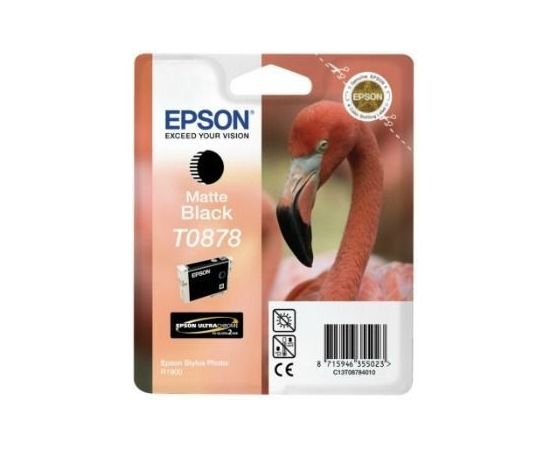 Ink Epson T0878 black Retail Pack BLISTER | Stylus Photo R1900 Чернила для принтера