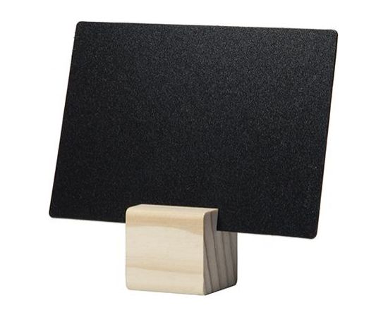 Etiķetes turētājs SECURIT, 6 gab., melna krāsa Krīta tāfeles