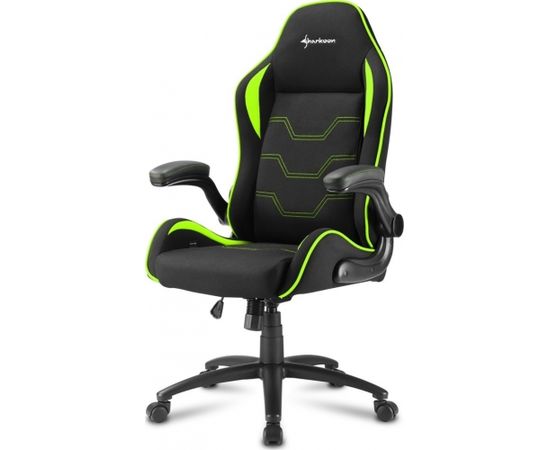 Sharkoon Elbrus 1 gaming chair, black/green