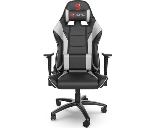 SilentiumPC SPC Gear SR300 V2 WH gaming chair, black/white (SPG036)