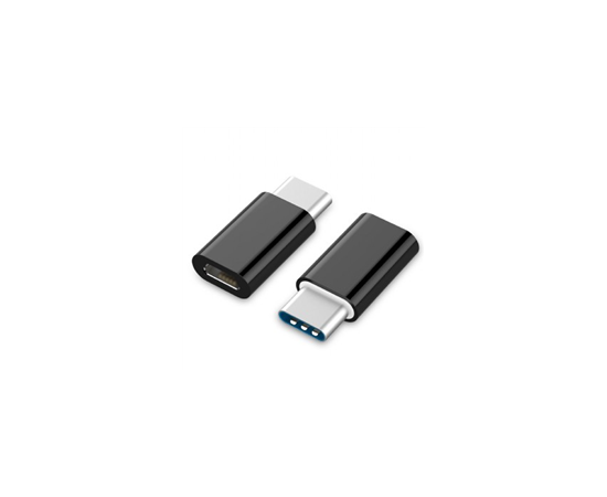 Fusion Universal Adapter Micro USB to USB Type-C Black (EU Blister)