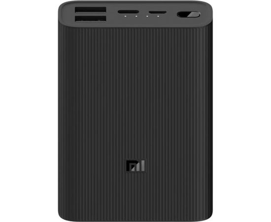 Xiaomi  10000mAh Mi Power Bank 3 Ultra Compact Black