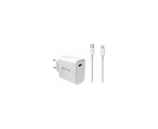Devia Smart series PD quick charger suit (EU,18W) - White Игры