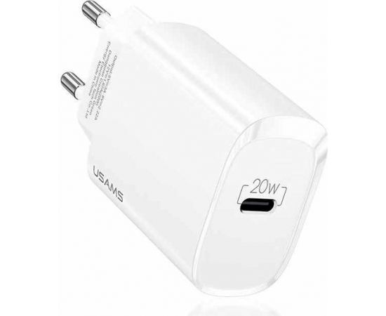 Usams CC131TC02 tīkla lādētājs USB-C / 20W / 3A balts