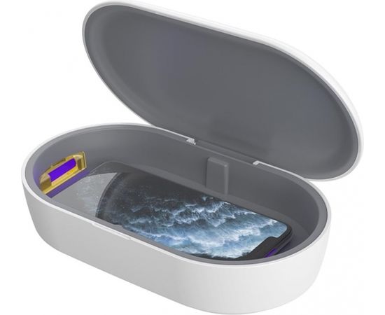 Devia Wireless Charging Disinfection box - Wite