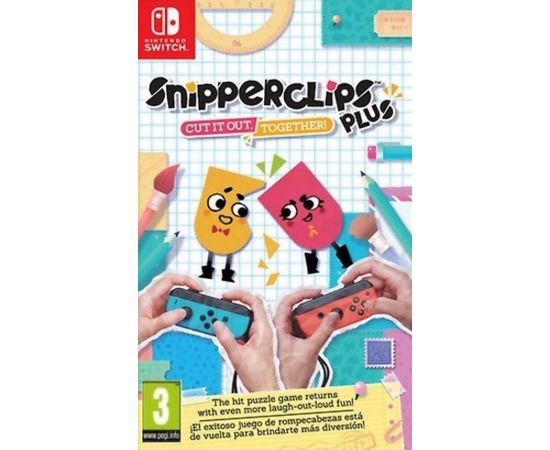 Nintendo SWITCH Snipperclips Plus: Cut it out Together!