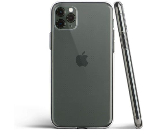 Fusion Ultra Back Case 0.3 mm izturīgs Silikona Aizsargapvalks Priekš Apple iPhone 11Pro Max Caurspīdīgs