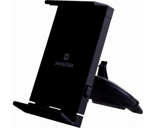 Swissten S-Grip T1-CD1 Universāls Auto Stiprinājums CD Magnetolai Planšetēm / Telefoniem / GPS Melns