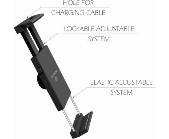 Swissten S-Grip T1-CD1 Universāls Auto Stiprinājums CD Magnetolai Planšetēm / Telefoniem / GPS Melns