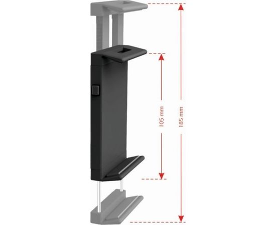 Swissten S-Grip T1-CD1 Universāls Auto Stiprinājums CD Magnetolai Planšetēm / Telefoniem / GPS Melns