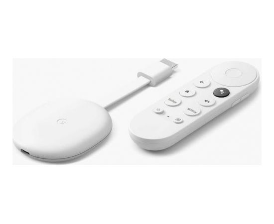 Google Chromecast 4K + Google TV, белый