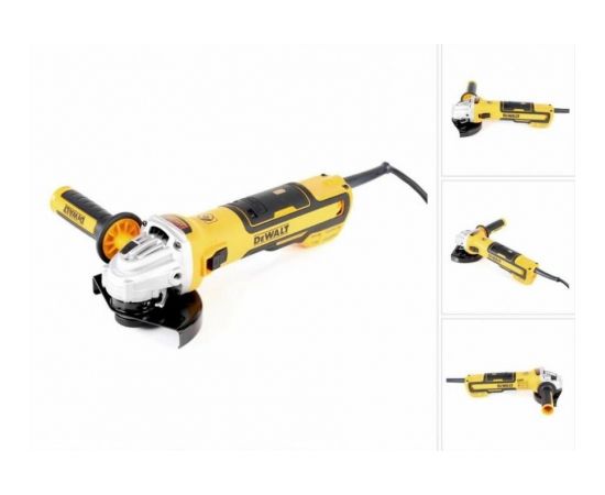 Leņķa slīpmašīna DWE4347, bezoglīšu, 125mm, 1700W, DeWalt