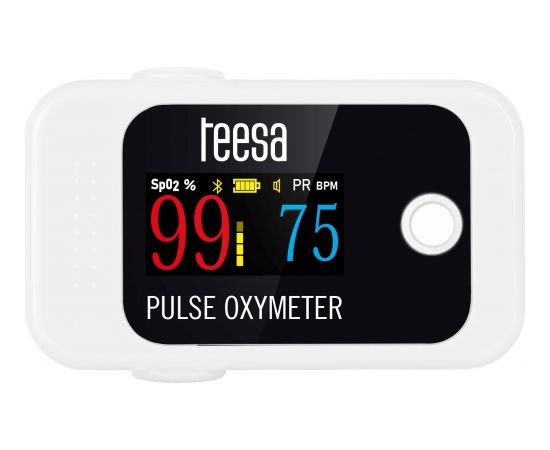 Teesa PX70 Pulsa Oksimetrs ar LCD displeju un Bluetooth