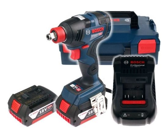 Bosch GDX 18V-200 C Professional (2x5.0Ah, 1880CV, L-Boxx) Akumulatora triecienskrūvgriezis/triecienatslēga