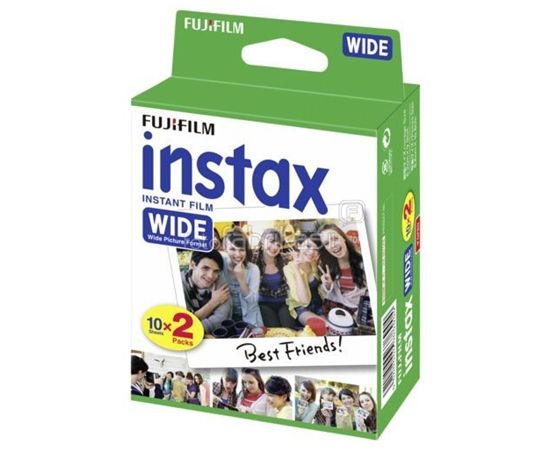 Fujifilm Instax Wide Glossy (10plx2) Film Quantity 20, 108 x 86 mm