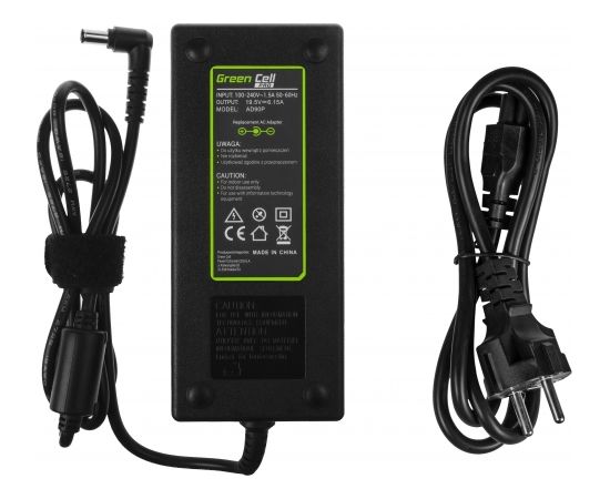 Lādētājs Green Cell PRO 19.5V 6.15A 120W Sony Vaio PCG-81112M VGN-AR61S VGN-AR71S VGN-AW31S VPCF11S1E