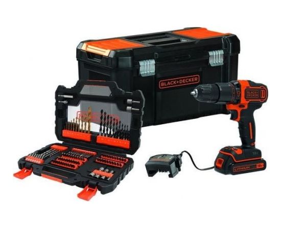 Wiertarko-wkrętarka Black&Decker udarowa 18V (BDCHD18S1KA-QW)