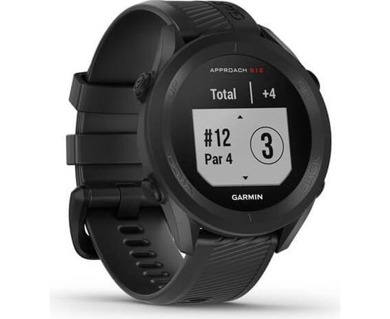 Garmin Approach S12, black Golf GPS Sporta pulkstenis