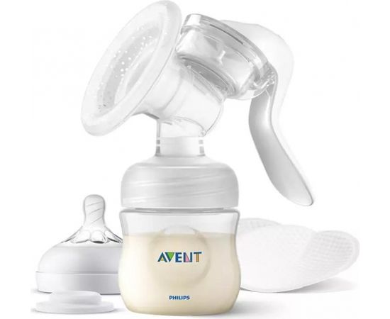 Philips Avent SCF430/10 Lotus manuālais krūts piena sūknis ar pudelīti