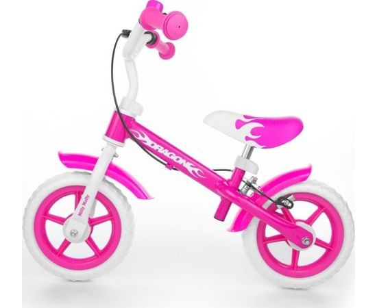 Milly Mally Dragon bērnu velosipēds rozā krāsu - Milly DragHaPink