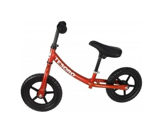 Tesoro Kids Balance Bike PL-8 Metālisks sarkans