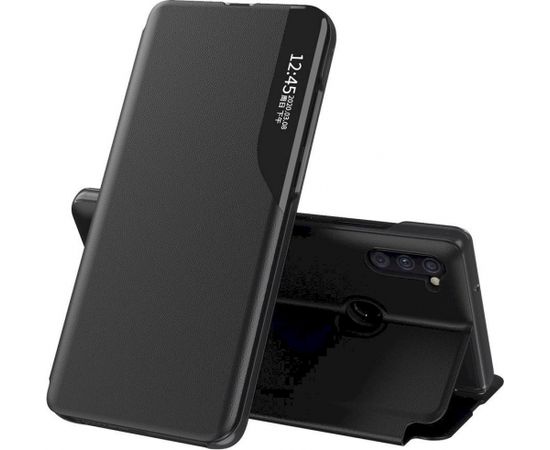 Fusion eco leather view grāmatveida maks Xiaomi Redmi Note 9T 5G melns