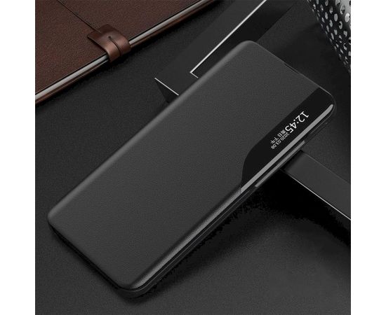 Fusion eco leather view grāmatveida maks Xiaomi Redmi Note 9T 5G melns