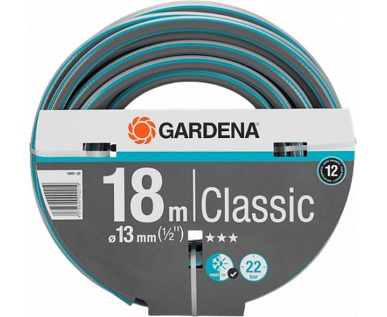 Gardena Classic šļūtene 13 mm, 18 m 18001-20