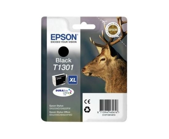 Ink Epson T130 black BLISTER | Stylus SX525WD/SX620FW/BX525WD/BX625FWD/BX925FWD