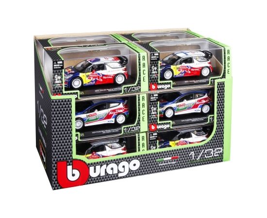 BBURAGO automašīna 1/32 Rally, assort., 18-41101