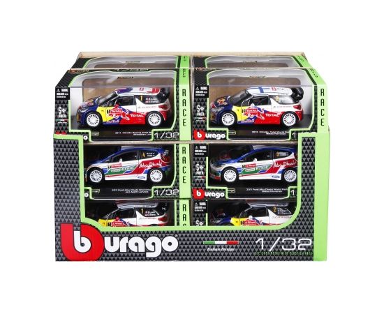 BBURAGO automašīna 1/32 Rally, assort., 18-41101