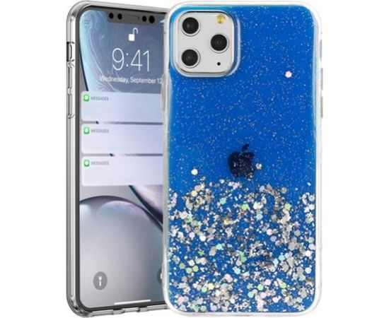 Fusion glue glitter силиконовый чехол для Samsung A326 Galaxy A32 5G синий