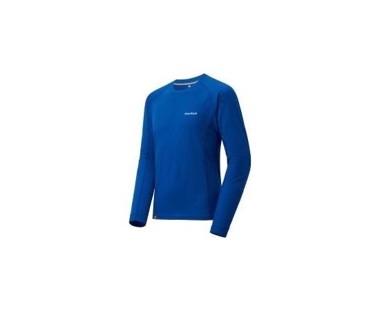 Mont-bell Termo krekls M MERINO Wool Plus Light LS XL Primary Blue