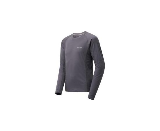 Mont-bell Termo krekls M MERINO Wool Plus Light LS XL Gray