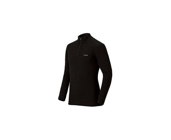 Mont-bell Termo krekls M SUPER MERINO Wool HN Expedition Weight XL Black Termoveļa