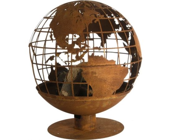 Esschert Design Esschert Palenisko w kształcie kuli ziemskiej Ugunskura vieta