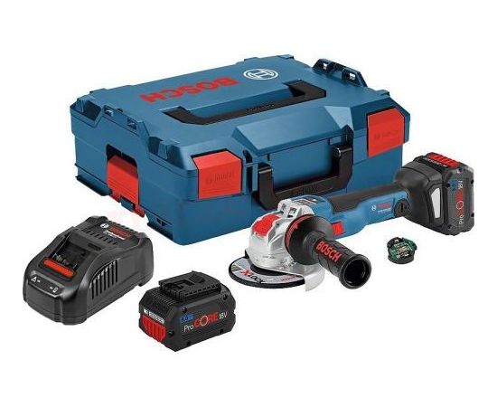 Bosch GWX 18V-10 SC Professional (2x8.0Ah ProCORE18V, CoMo, 1880CV, L-Boxx) Akumulatora slīpmašīna