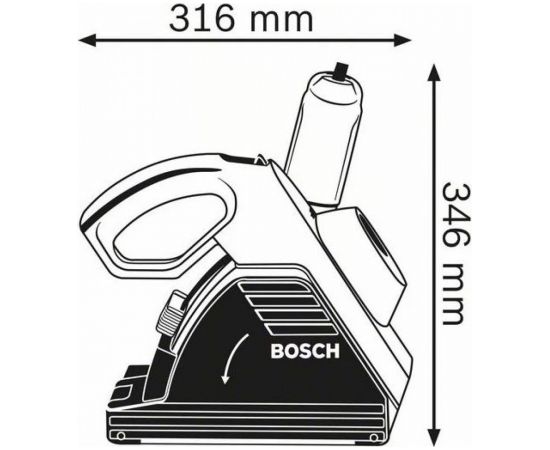 Bosch GNF 35 CA Professional Mūra gropju frēze