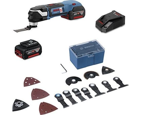 Bosch GOP 18V-28 Professional (2x5.0Ah, ACC, L-Boxx) Akumulatora vibrozāģis