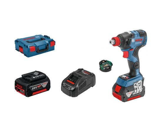 Bosch GDX 18V-200 C Professional (2x5.0Ah, CoMo, 1880CV, L-Boxx) Akumulatora triecienskrūvgriezis/triecienatslēga