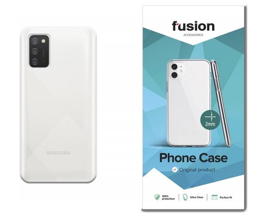 Fusion ultra clear series 2 mm silikona aizsargapvalks Samsung A025 Galaxy A02S caurspīdīgs (EU Blister)