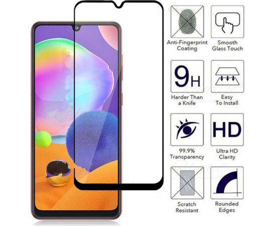 Fusion 5D aizsargstikls pilnam ekrānam Samsung A325 Galaxy A32 4G melns