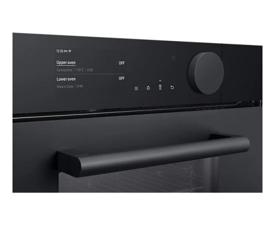 Samsung NV75T9979CD/EU cepeškrāsns pirolīze tvaiks Dual Cook, melna