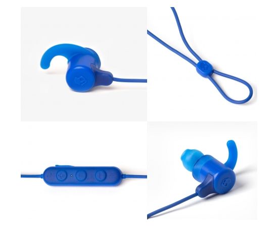 Skullcandy Earphones with mic JIB+ACTIVE WIRELESS In-ear, Microphone, Cobalt Blue
